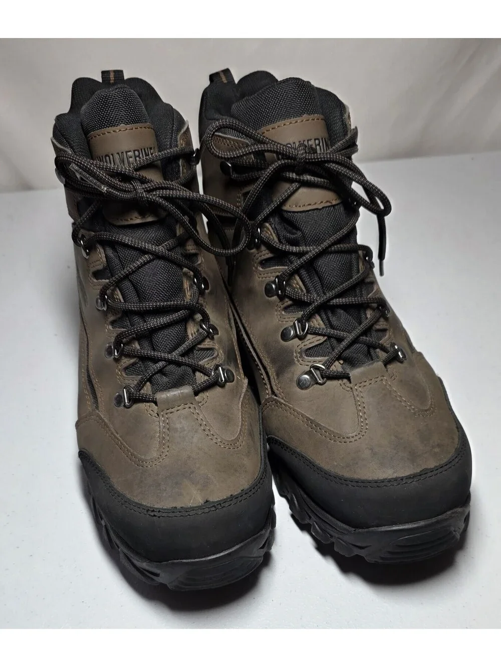 Wolverine Spencer Brown Leather Hiking Boots Mens Size 13 W05103 Work Outdoor
